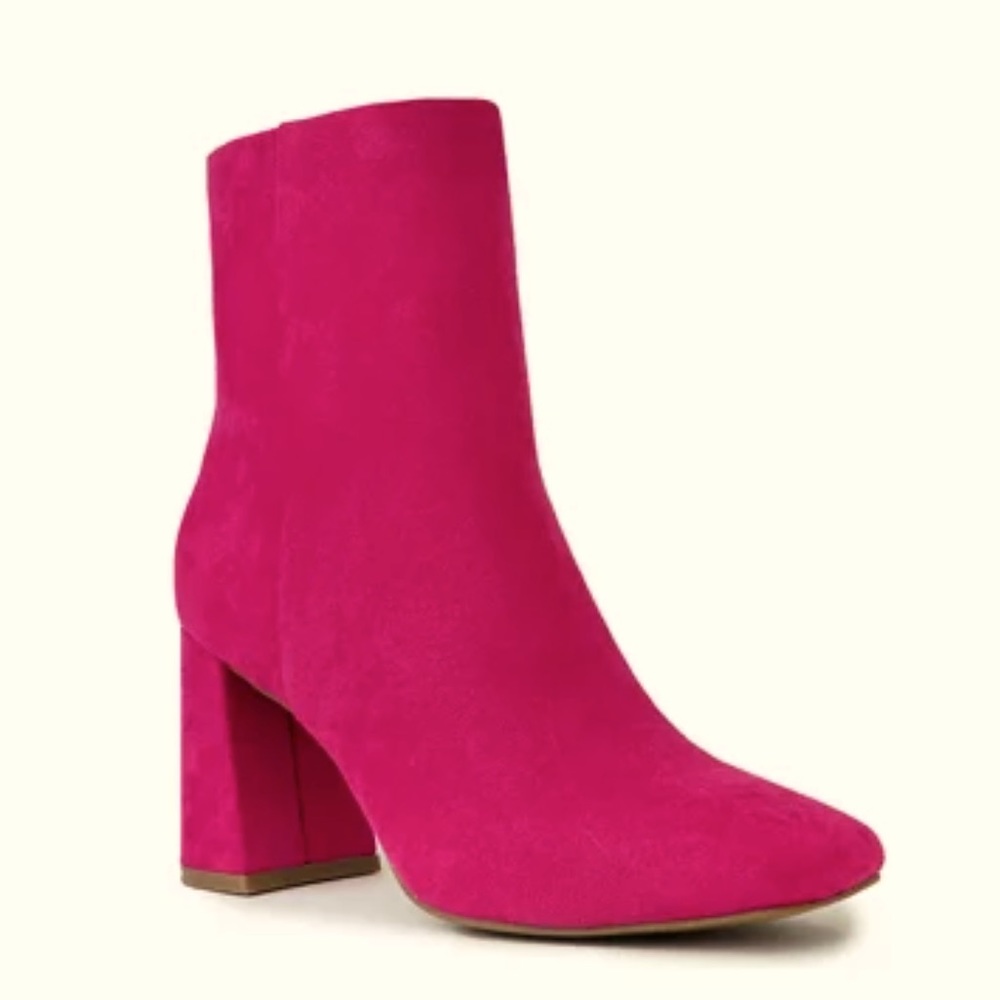 Pink booties